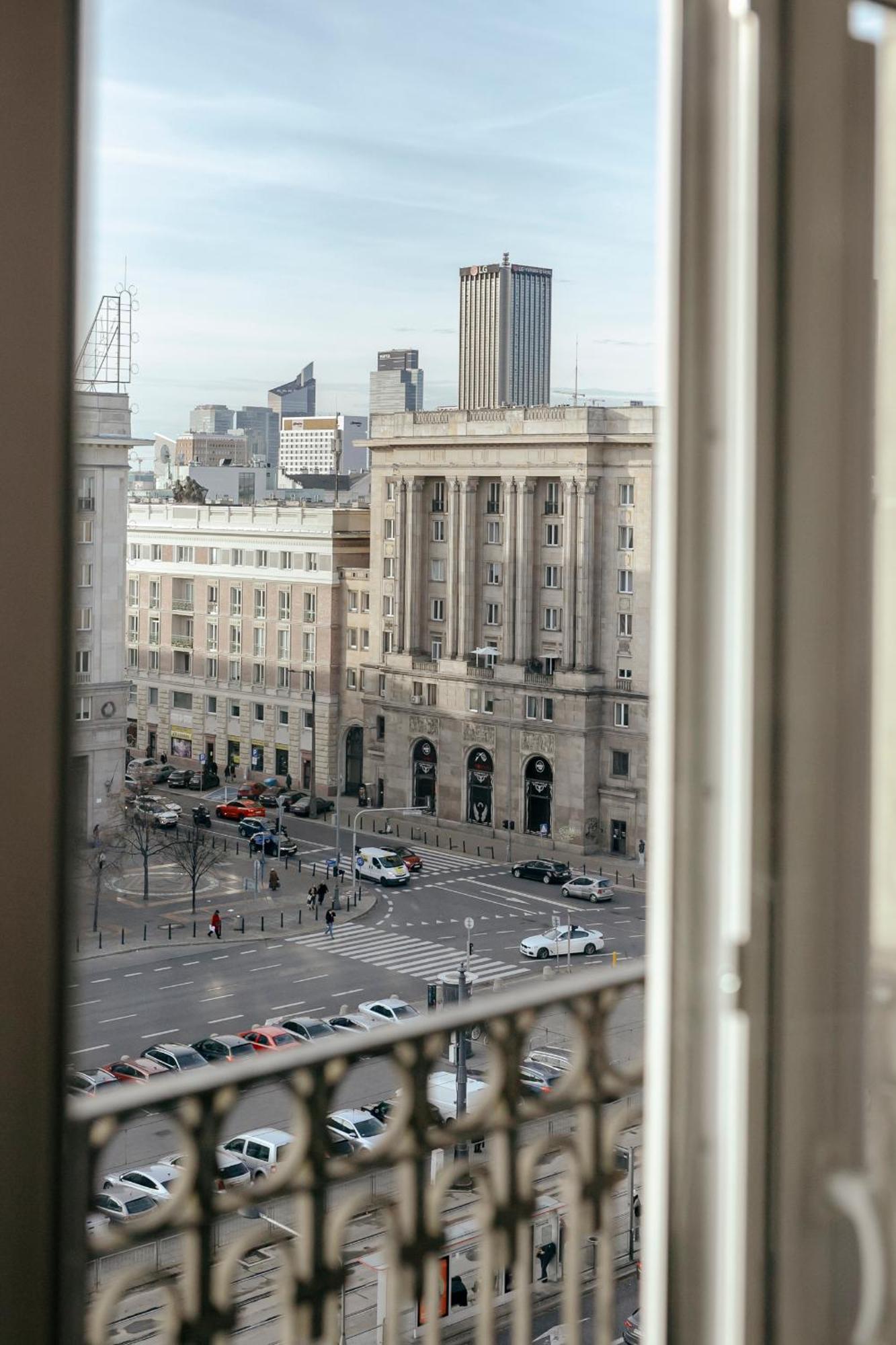 Plac Konstytucji 6 Orange - Apartament Dla 4 Osob - Bezplatny Parking - Free Parking - Piekny Widok Na Panorame Warszawy Warszawa Exteriör bild