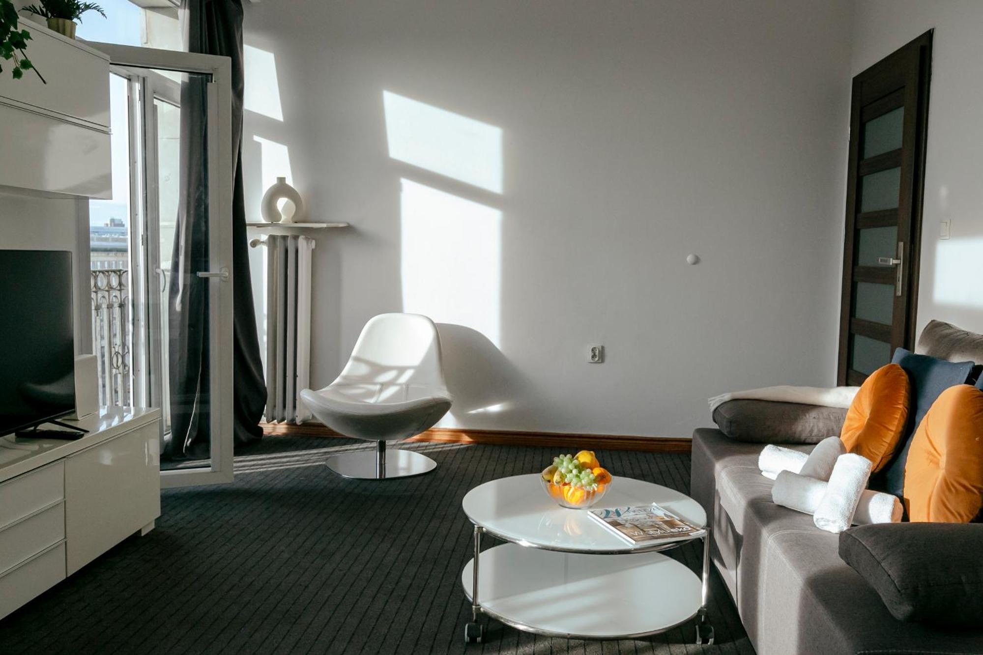 Plac Konstytucji 6 Orange - Apartament Dla 4 Osob - Bezplatny Parking - Free Parking - Piekny Widok Na Panorame Warszawy Warszawa Exteriör bild